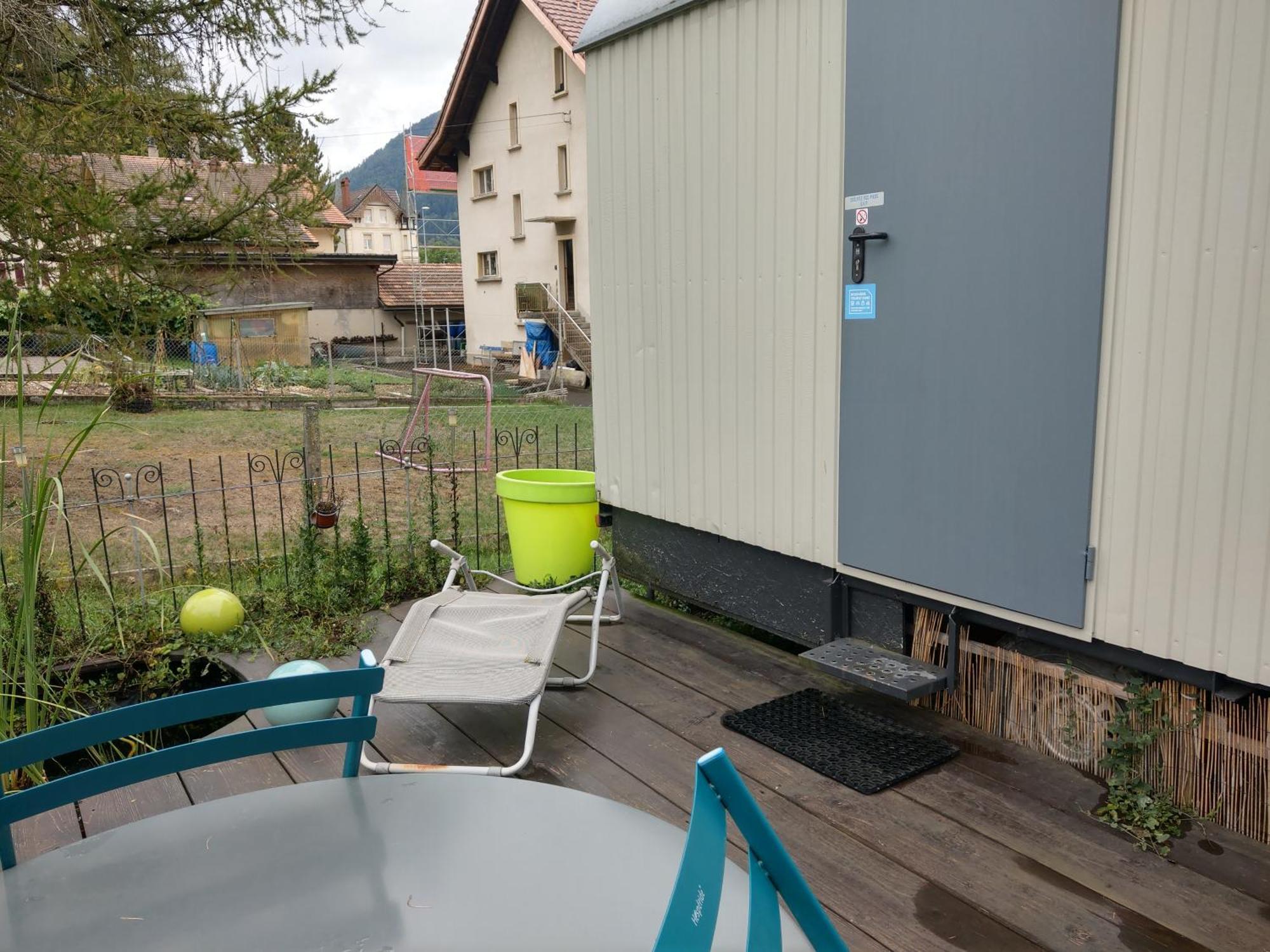 La Roulotte Appartement Travers Buitenkant foto